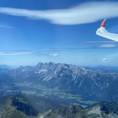 Flugwegposition um 13:15:24: Aufgenommen in der Nähe von Schladming, Österreich in 3124 Meter